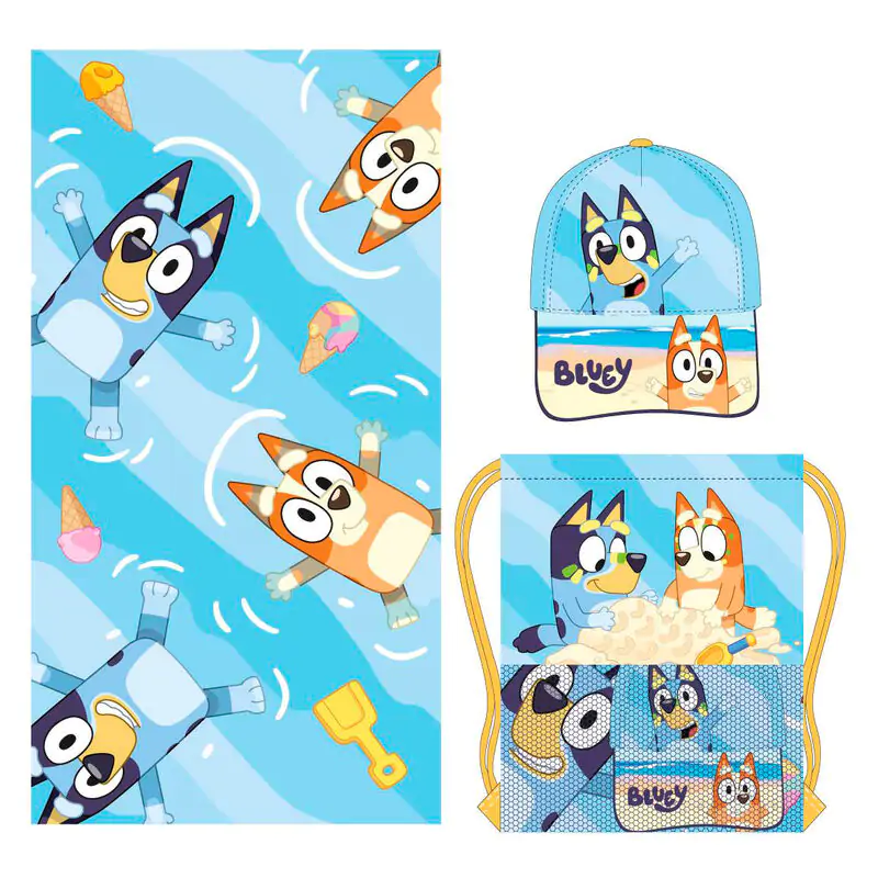 Bluey set towel + bag + cap termékfotó