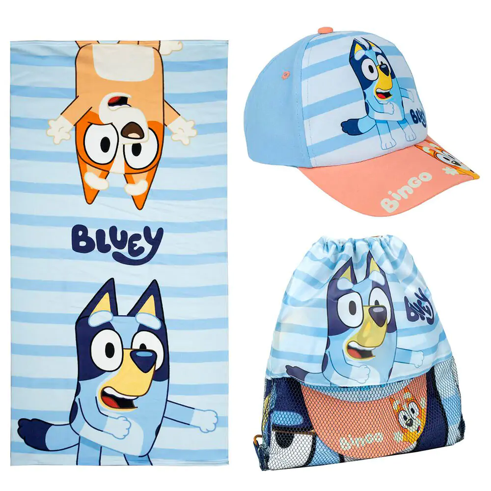 Bluey set towel + bag + cap termékfotó