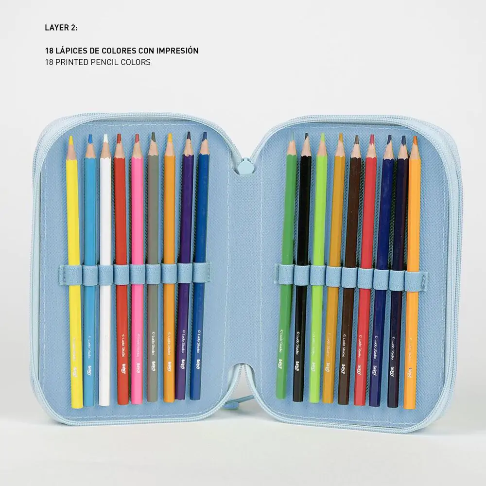 Bluey triple pencil case product photo