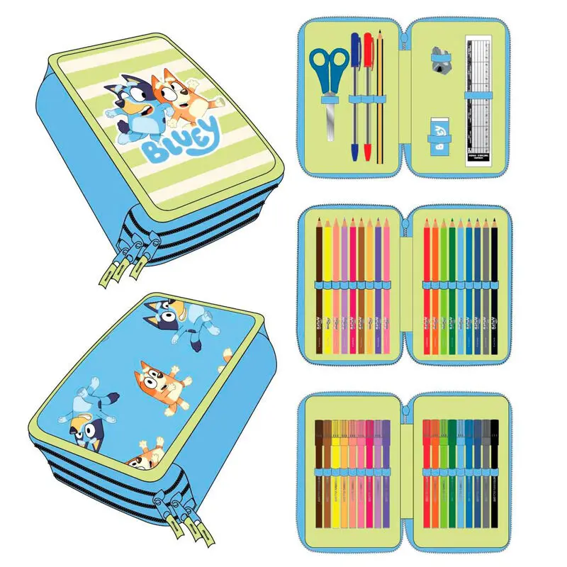 Bluey triple pencil case termékfotó