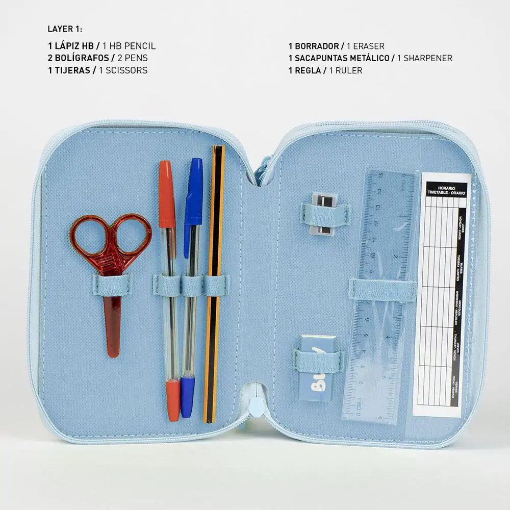 Bluey triple pencil case product photo