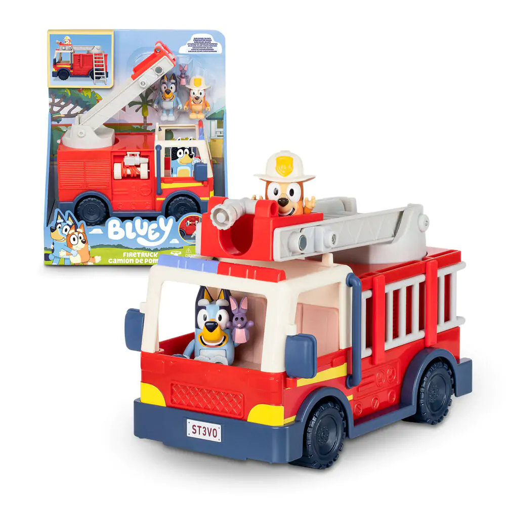 Bluey firetruck + figures product photo