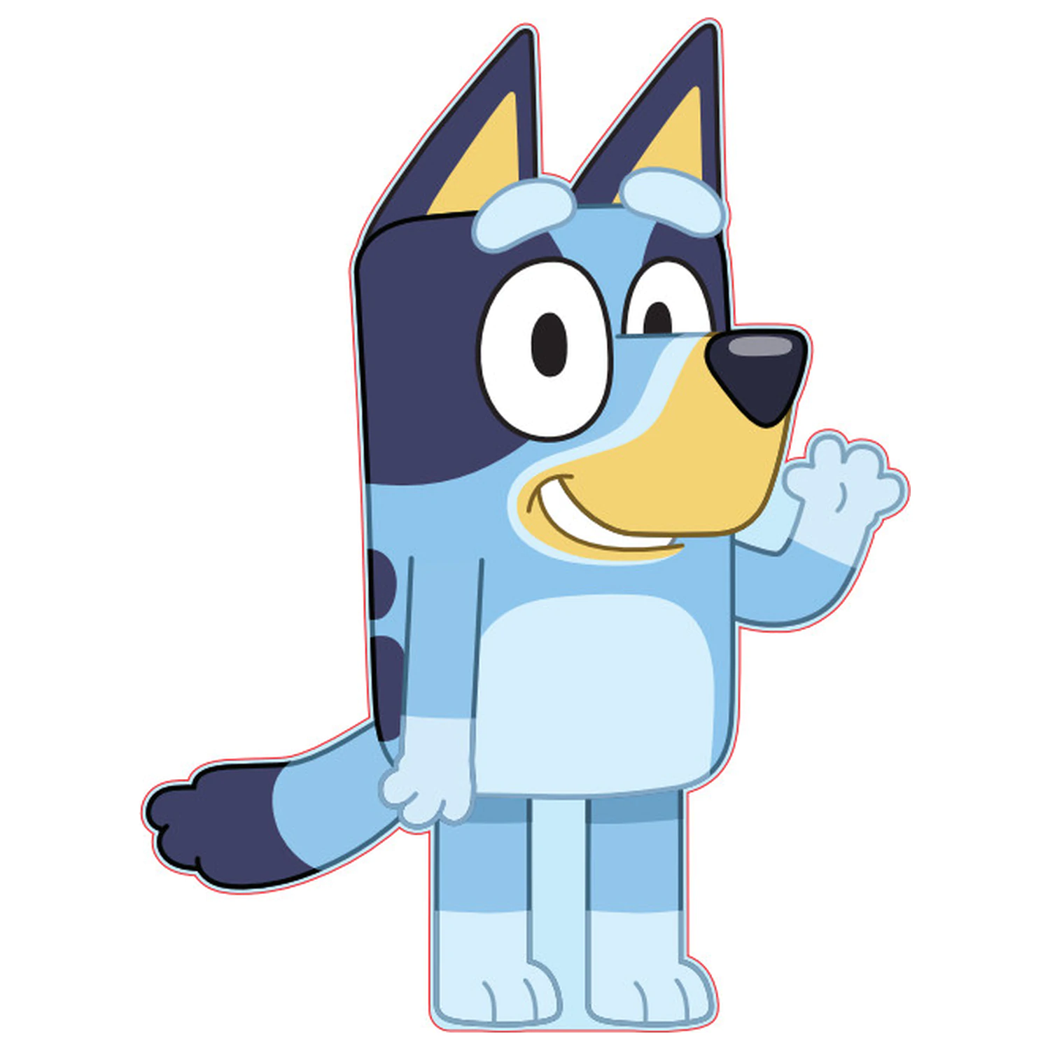 Bluey Wave Shape Pillow product photo