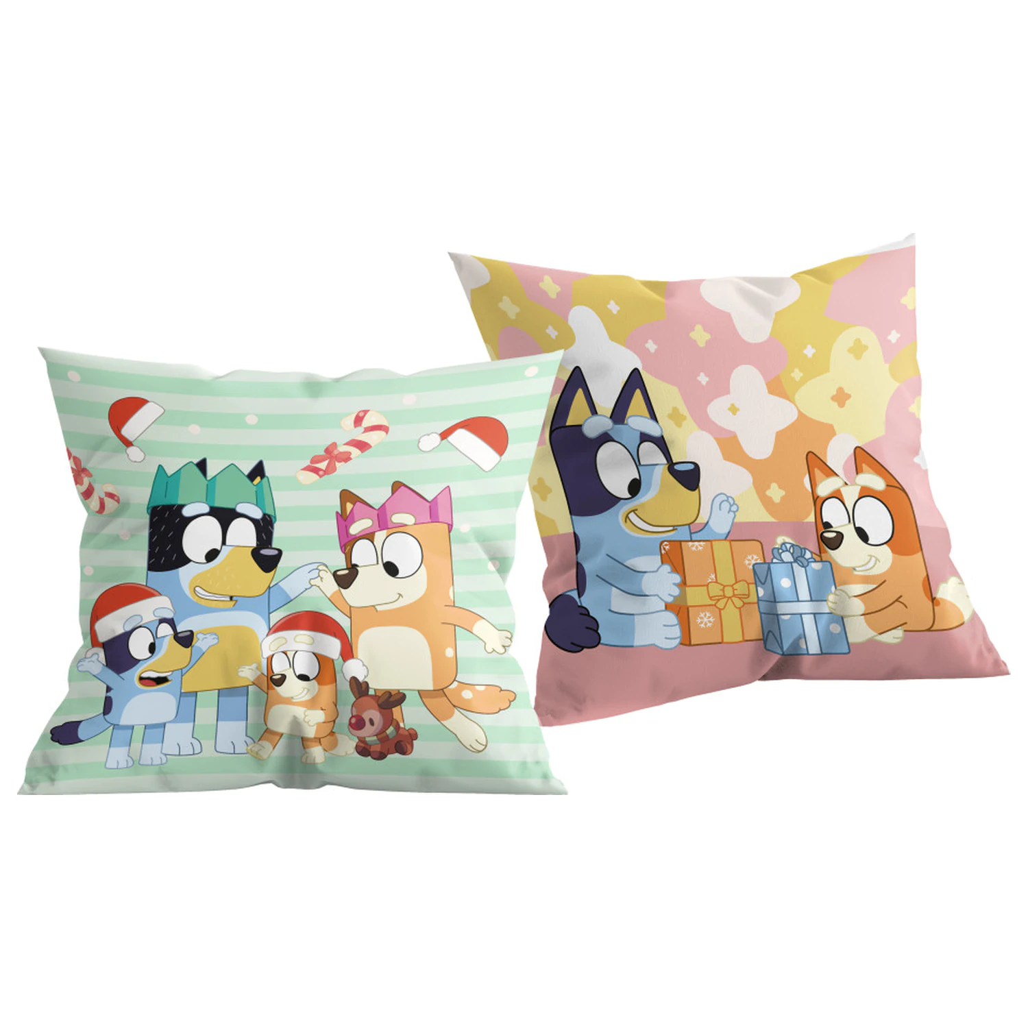 Bluey Winter Christmas Pillow product photo