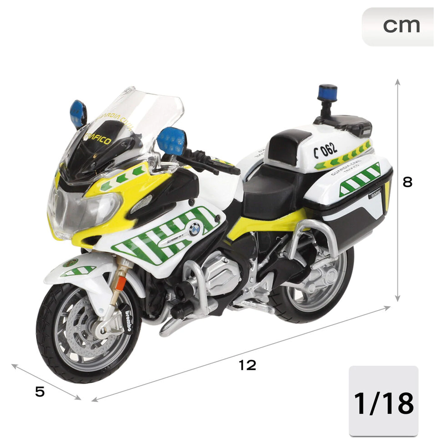 BMW R 1200 metal Civil Guard motorcycle product photo