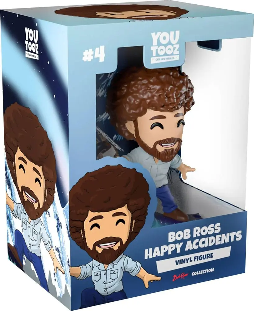 Bob Ross Vinyl Figure Bob Ross Happy Accidents 12 cm termékfotó