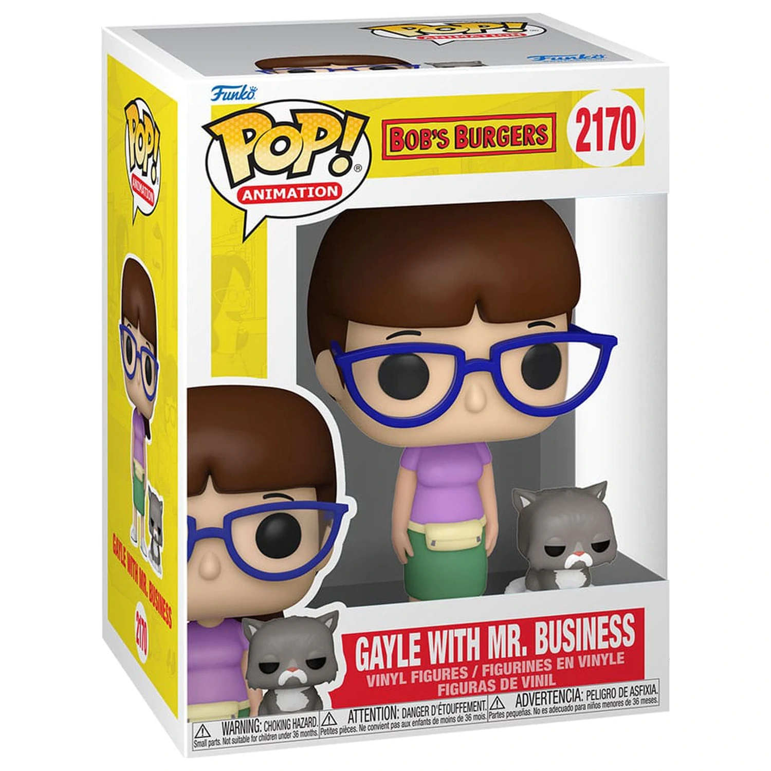 Bob's Burgers Funko POP!&Buddy TV Vinyl Figure Gayle with Mr. Business 9 cm product photo