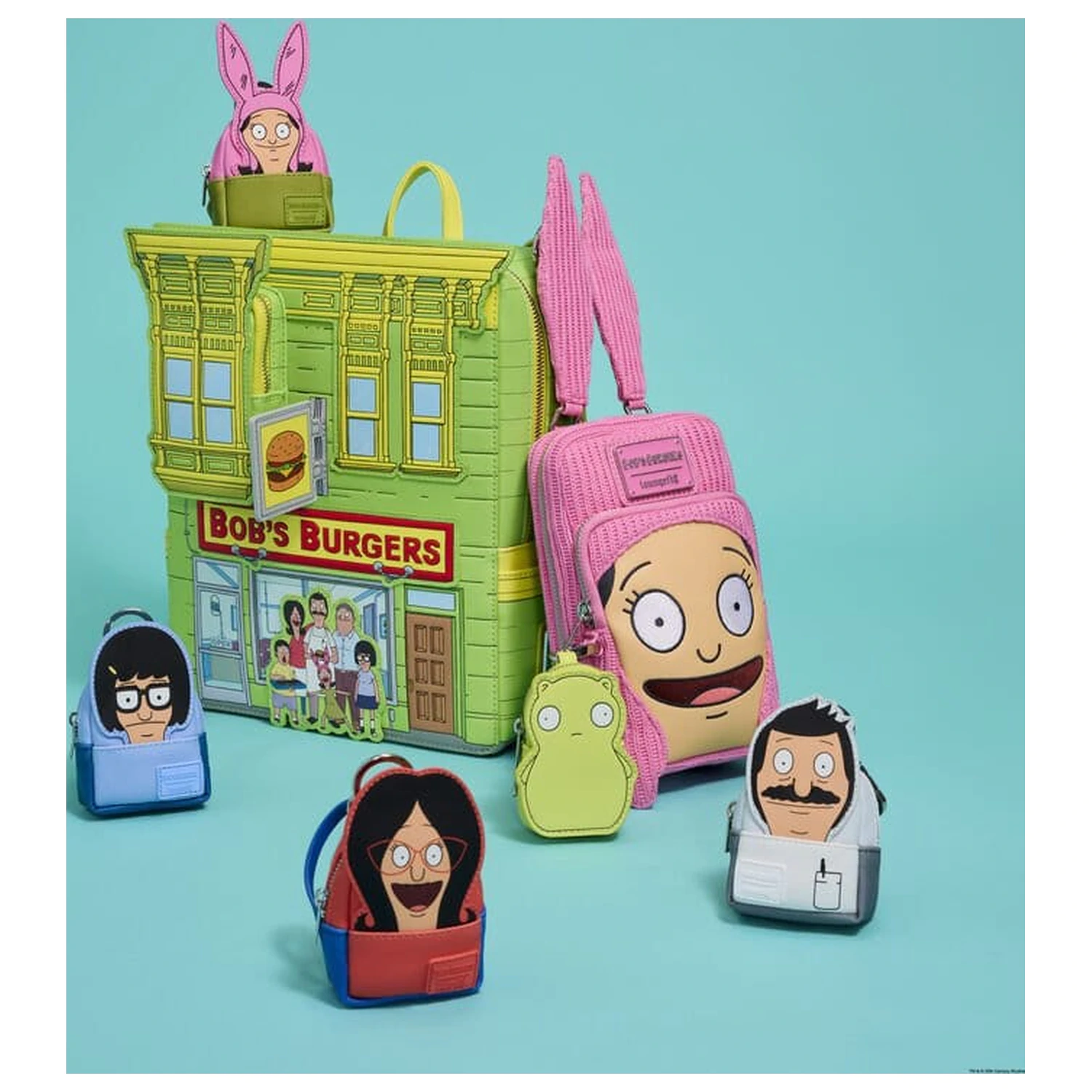 Bob´s Burgers by Loungefly Crossbody Bag with Coin Purse Restaurant product photo