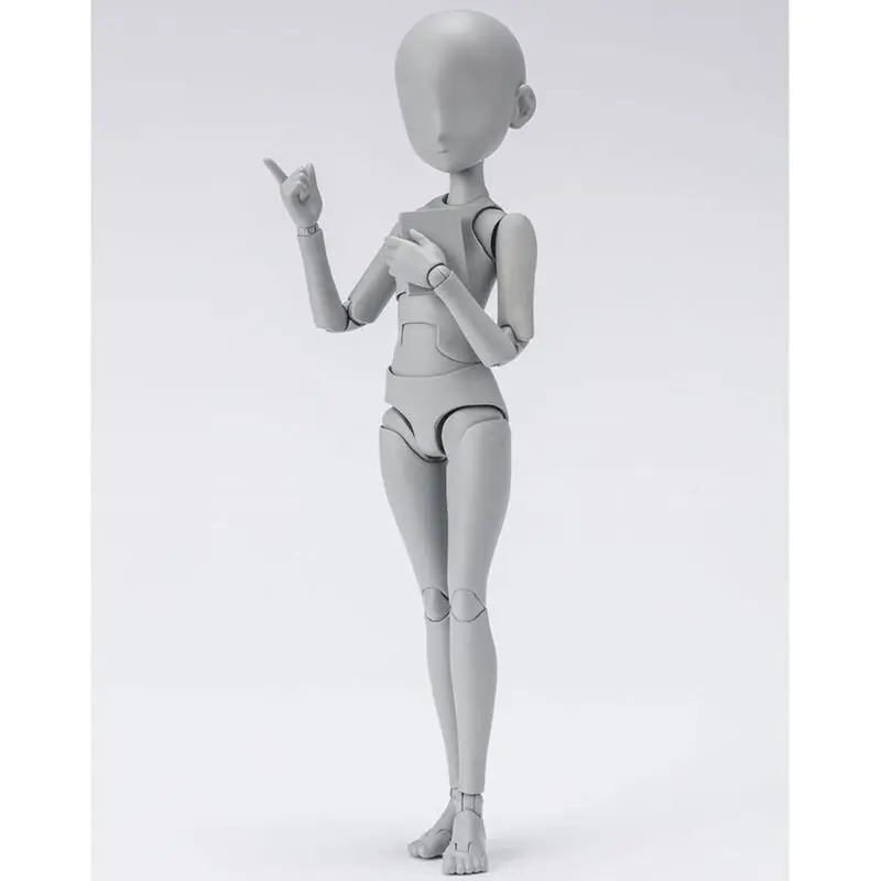S.H. Figuarts Action Figure Body Chan Ken Sugimori Edition DX Set (Gray Color Ver.) 13 cm product photo