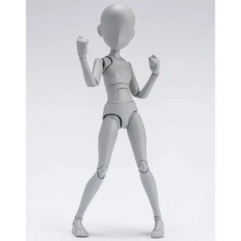 S.H. Figuarts Action Figure Body Chan Ken Sugimori Edition DX Set (Gray Color Ver.) 13 cm product photo