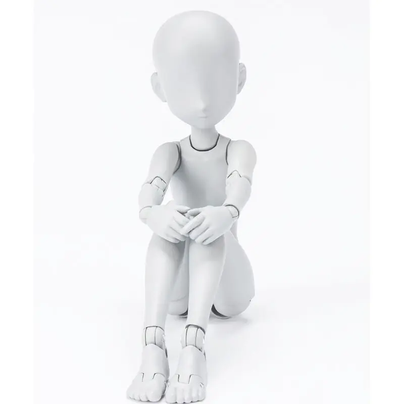 S.H. Figuarts Action Figure Body Chan Ken Sugimori Edition DX Set (Gray Color Ver.) 13 cm product photo