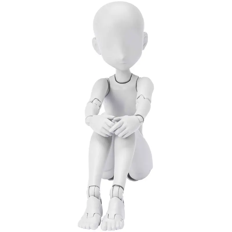 S.H. Figuarts Action Figure Body Chan Ken Sugimori Edition DX Set (Gray Color Ver.) 13 cm product photo