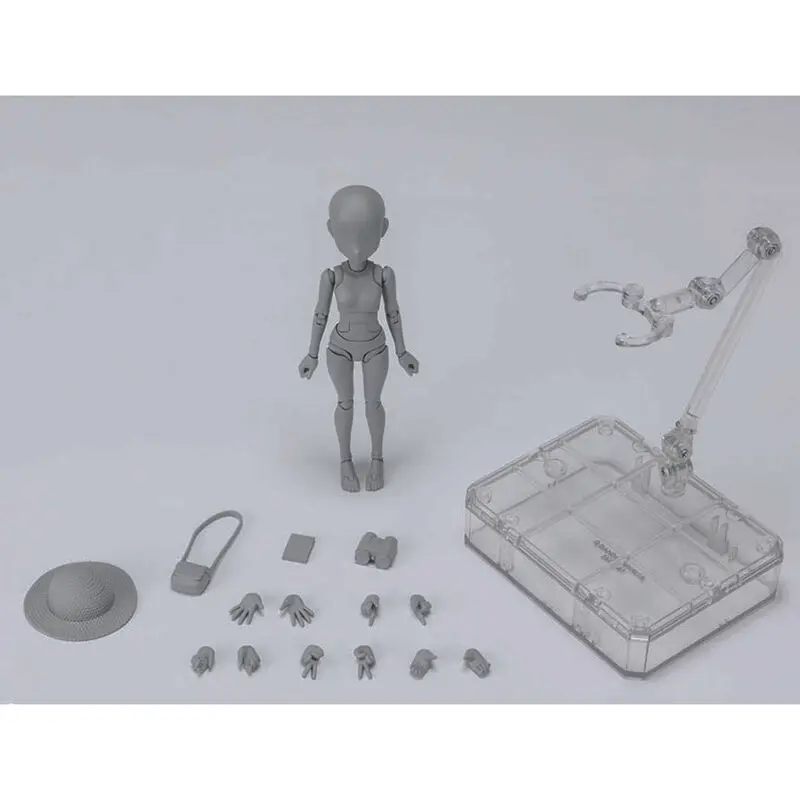 S.H. Figuarts Action Figure Body Chan Ken Sugimori Edition DX Set (Gray Color Ver.) 13 cm product photo