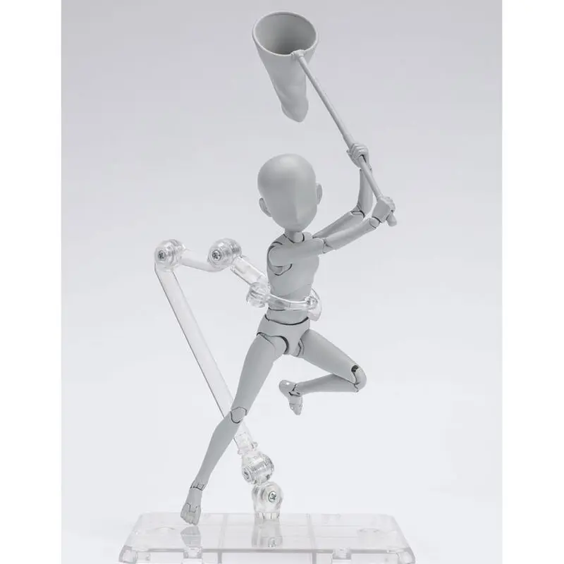 S.H. Figuarts Action Figure Body Kun Ken Sugimori Edition DX Set (Gray Color Ver.) 13 cm product photo