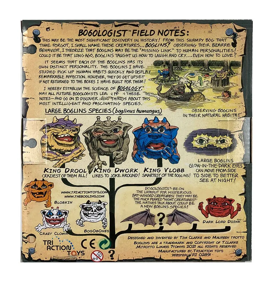 Boglins Hand Puppet Dark Lord Blobkin  (Glow In The Dark) product photo