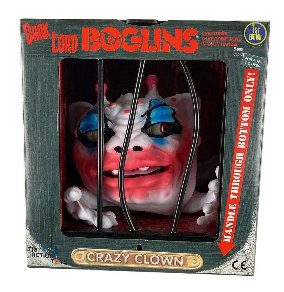 Boglins Hand Puppet Dark Lord Crazy Clown  (Glow In The Dark) product photo