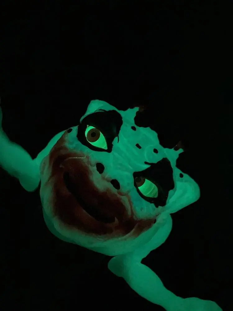 Boglins Hand Puppet Dark Lord Crazy Clown  (Glow In The Dark) product photo