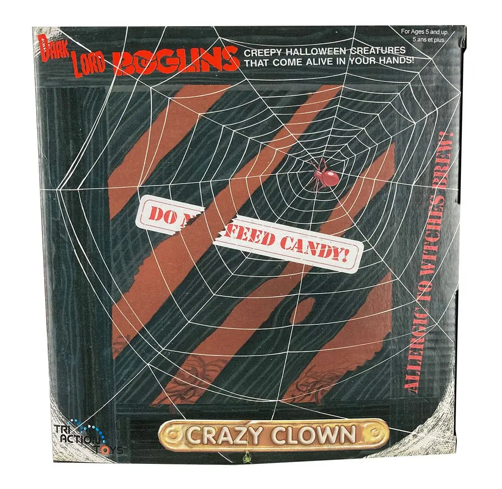 Boglins Hand Puppet Dark Lord Crazy Clown  (Glow In The Dark) product photo