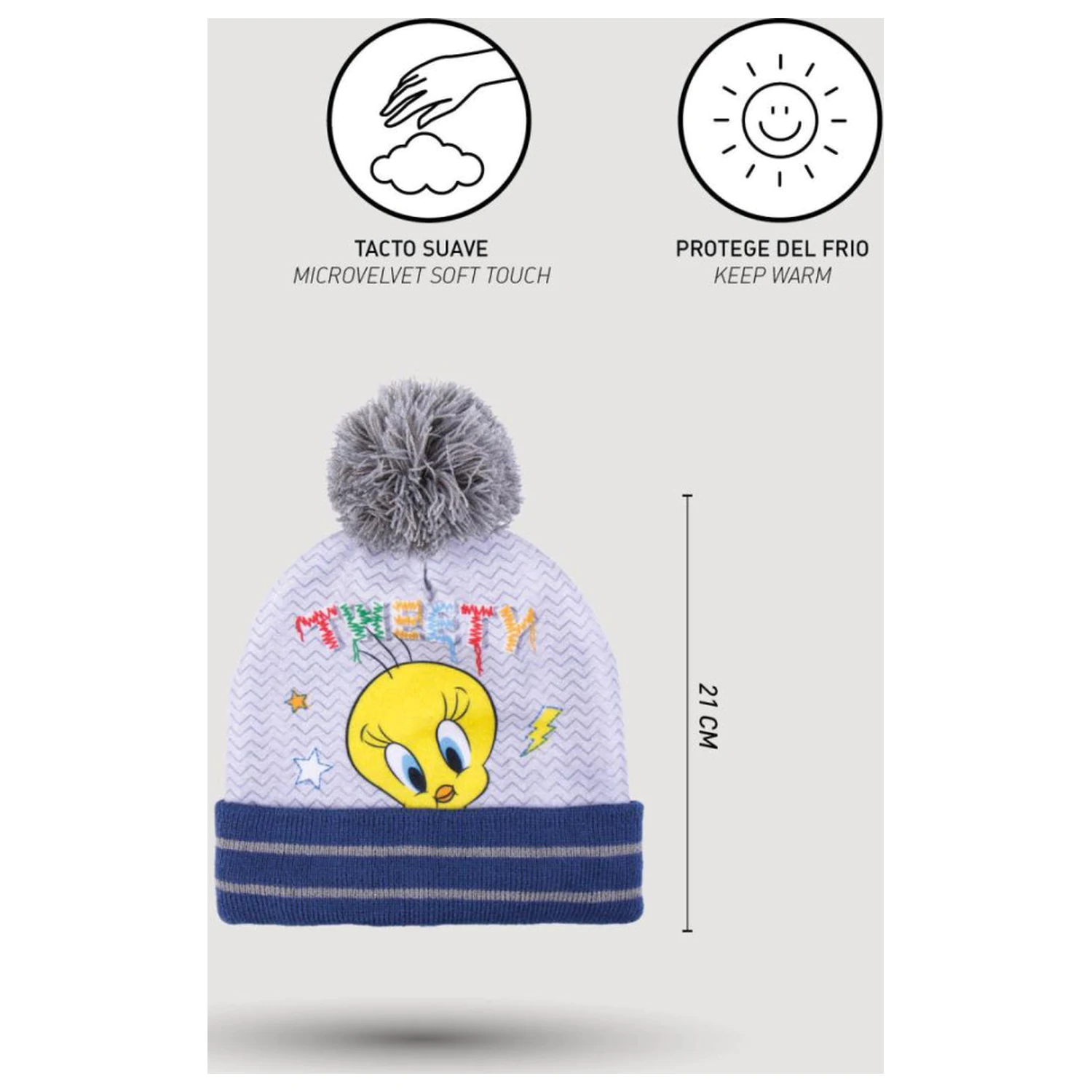 Looney Tunes Tweety Kids Hat + Gloves Set product photo