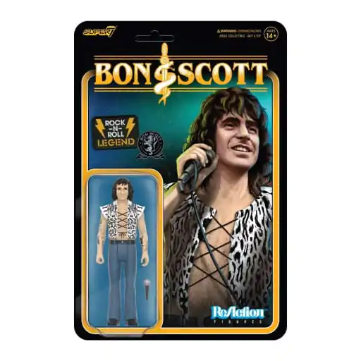 Bon Scott ReAction Action Figure Wave 02 Bon Scott (Leopard Print) 10 cm termékfotó