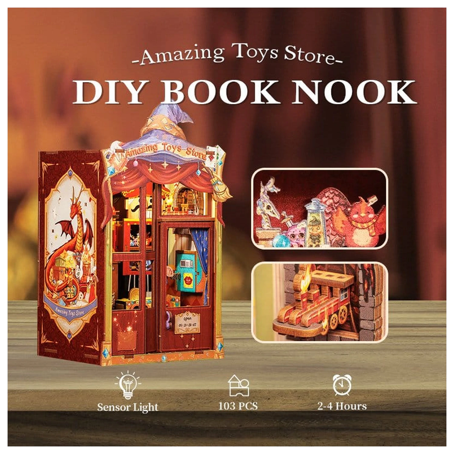 Book Nook Amazing Toy Store 17 x 12 cm    product photo