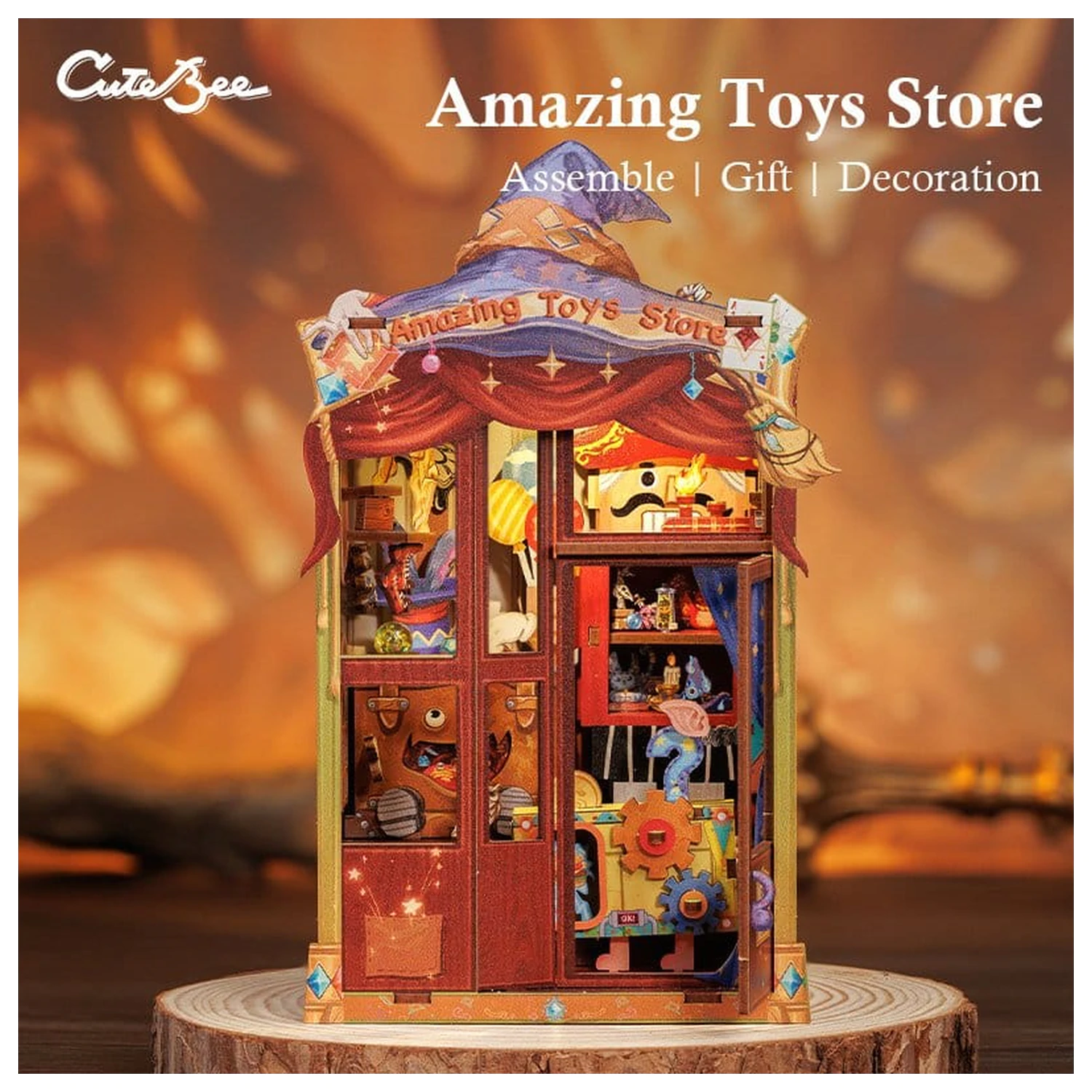 Book Nook Amazing Toy Store 17 x 12 cm    product photo