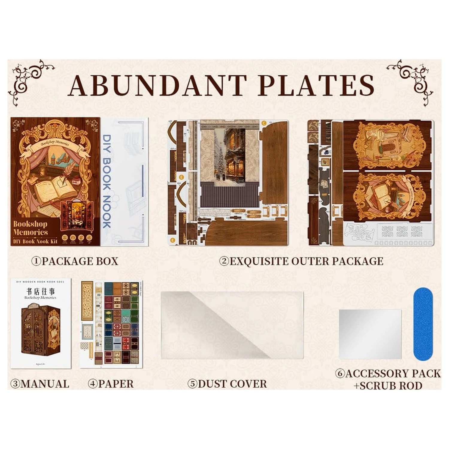 Book Nook Bookshop Memories 17 x 10 cm   product photo