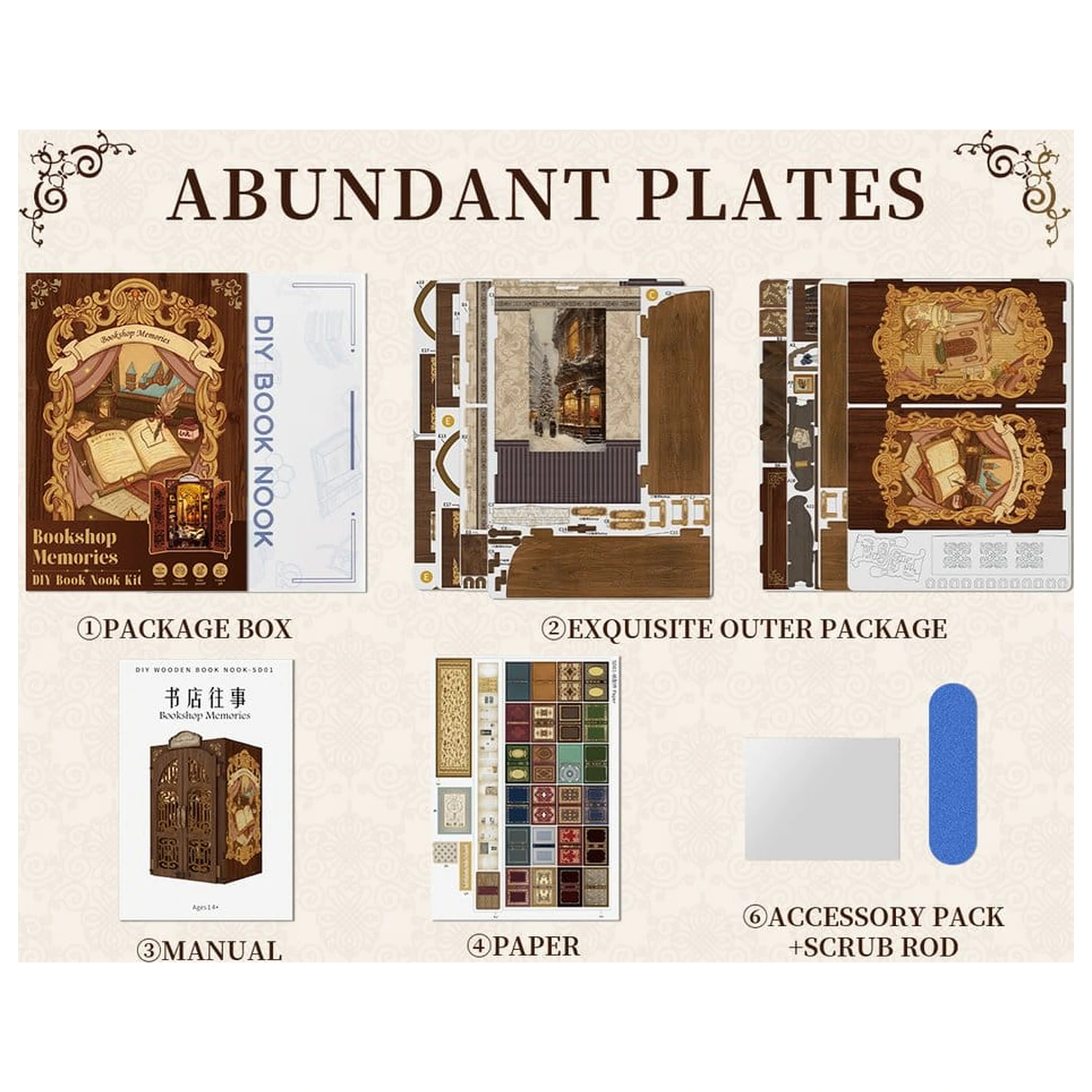 Book Nook Bookshop Memories 17 x 10 cm   product photo