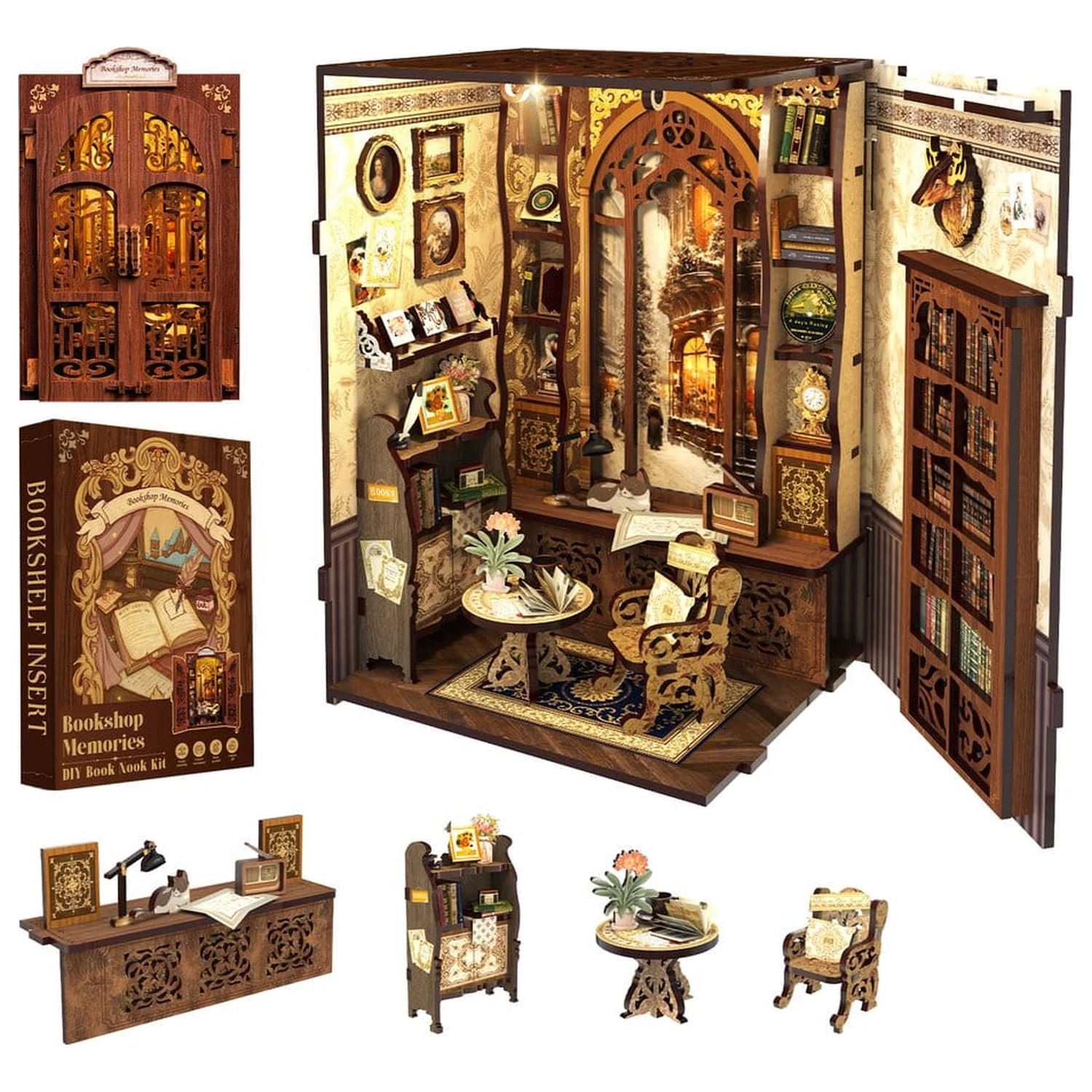 Book Nook Bookshop Memories 17 x 10 cm   product photo