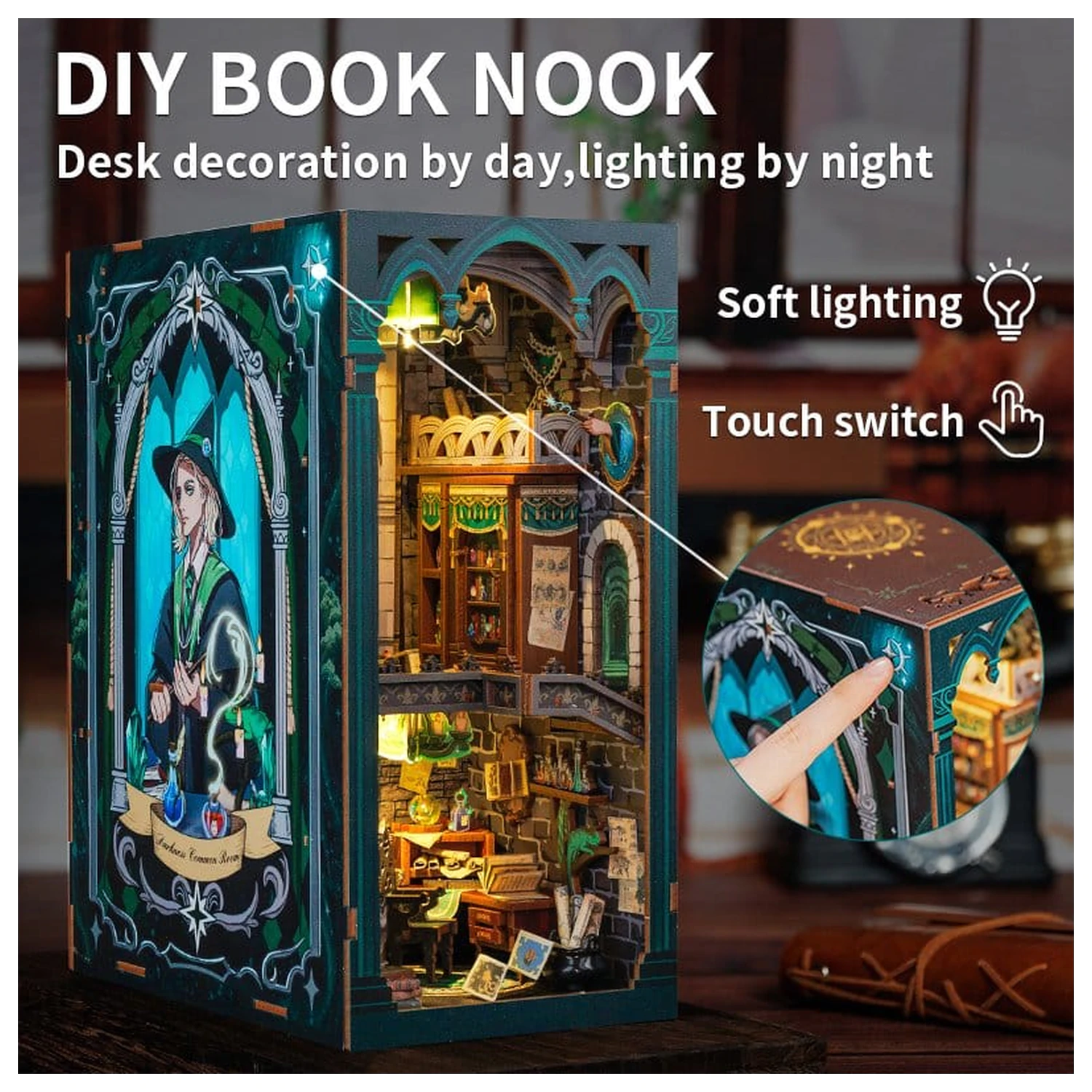 Book Nook Darkness Common Room 23 x 11 cm   product photo