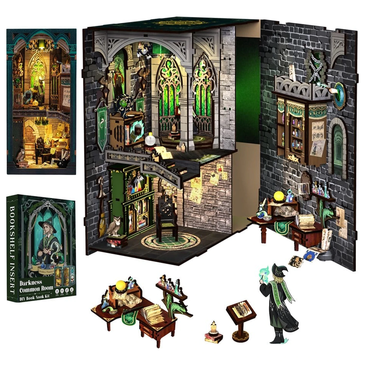 Book Nook Darkness Common Room 23 x 11 cm   product photo