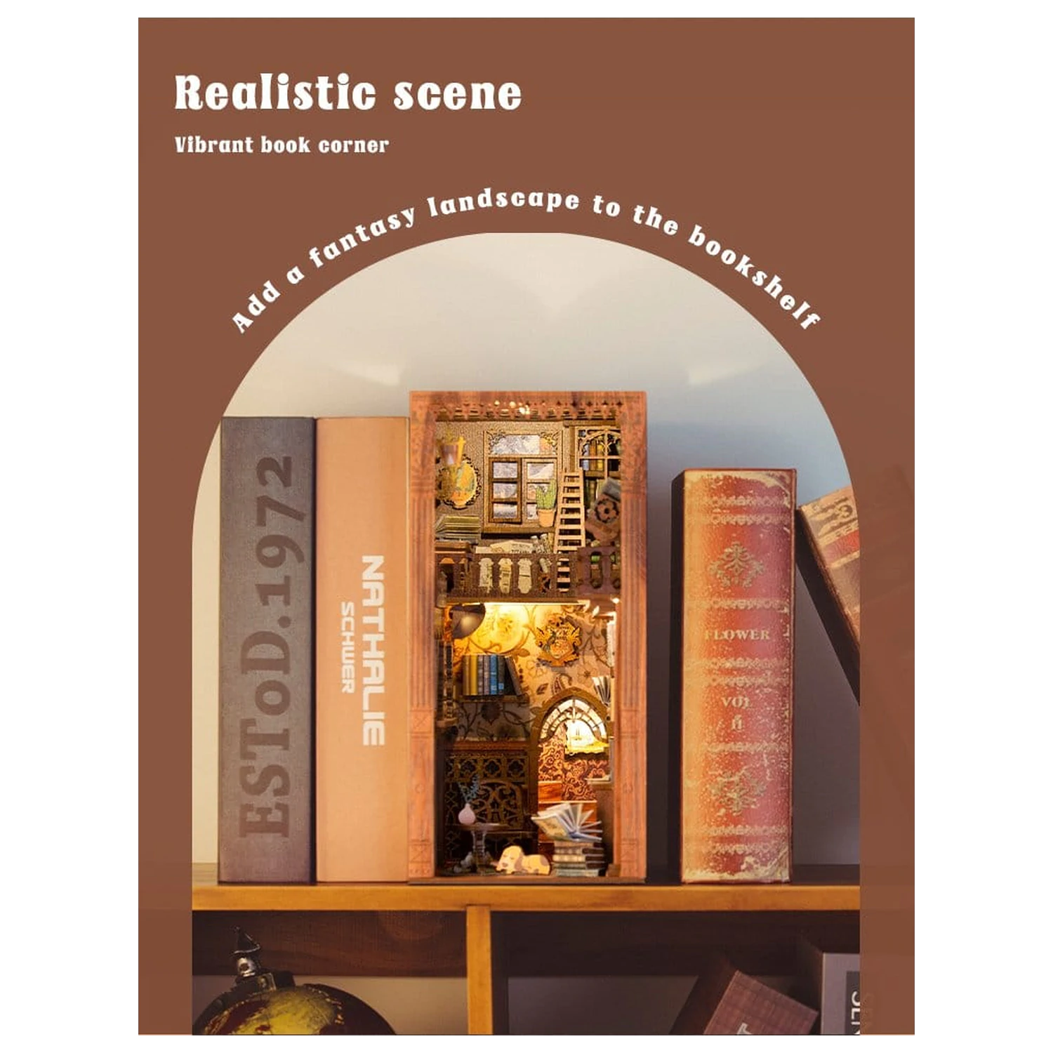 Book Nook Eternal Bookstore 23 x 11 cm   product photo