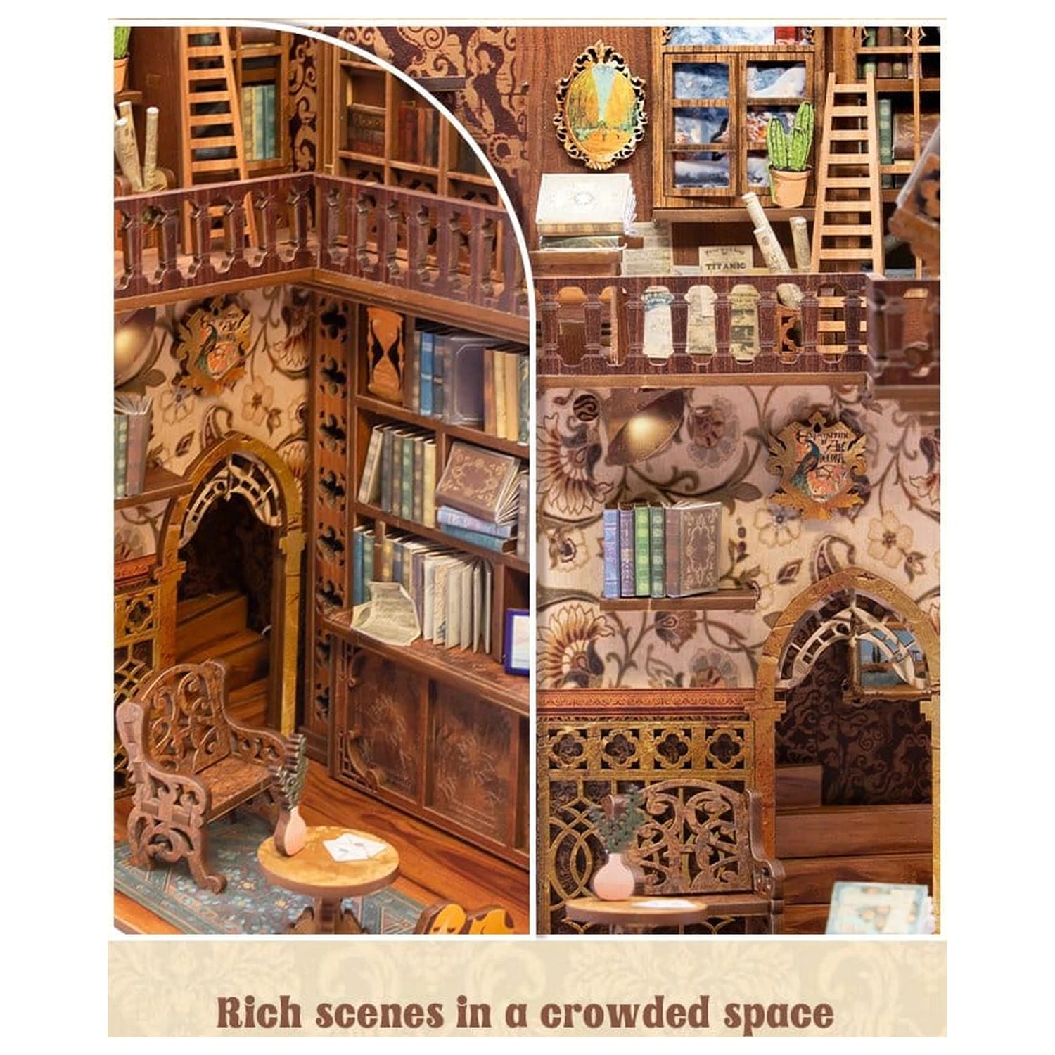 Book Nook Eternal Bookstore 23 x 11 cm   product photo