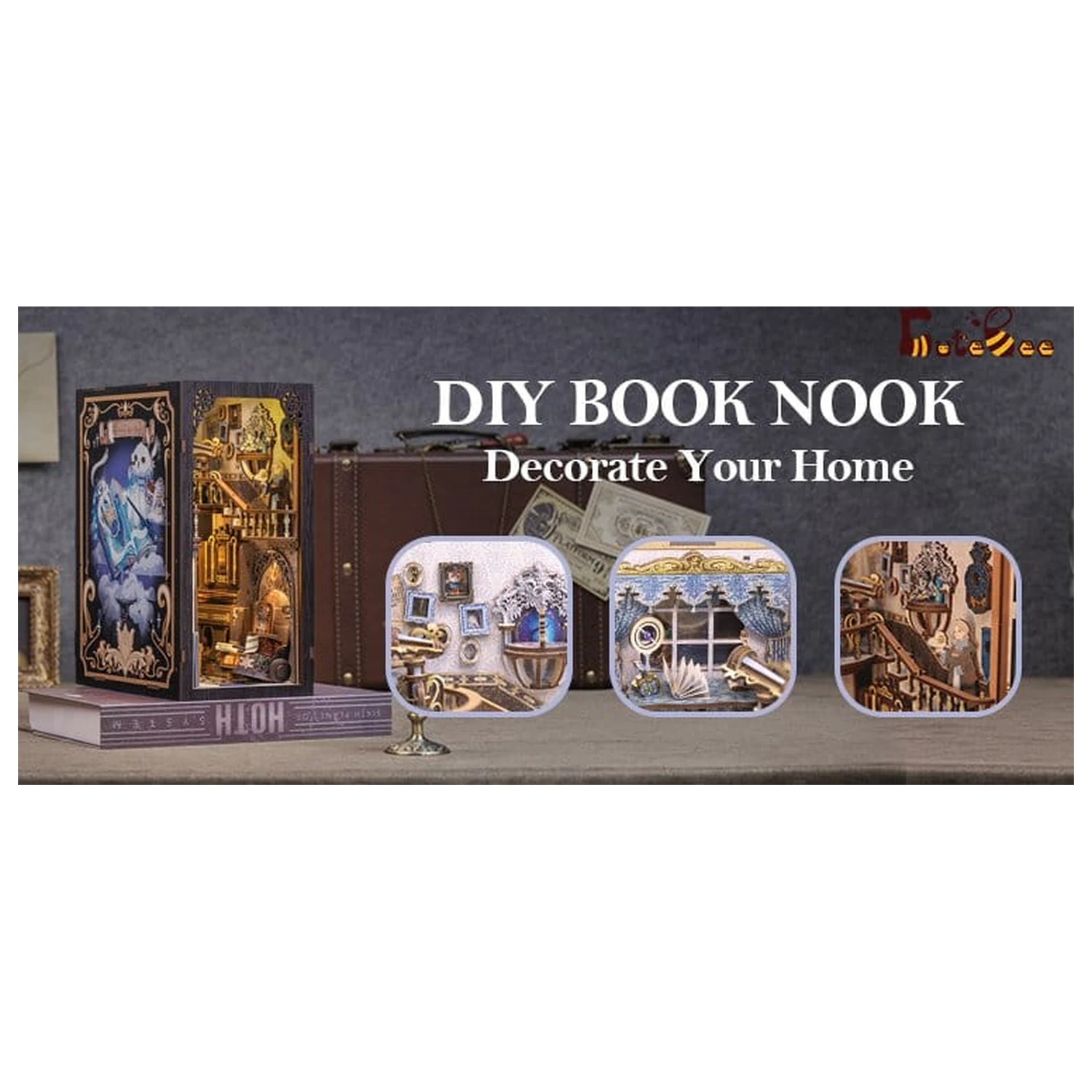 Book Nook Nebula Common Room 23 x 11 cm   product photo