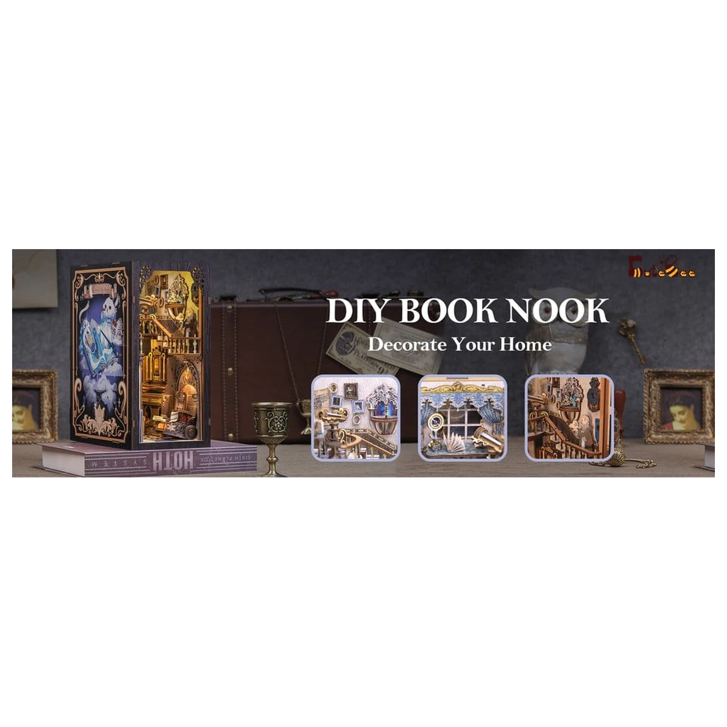 Book Nook Nebula Common Room 23 x 11 cm   product photo