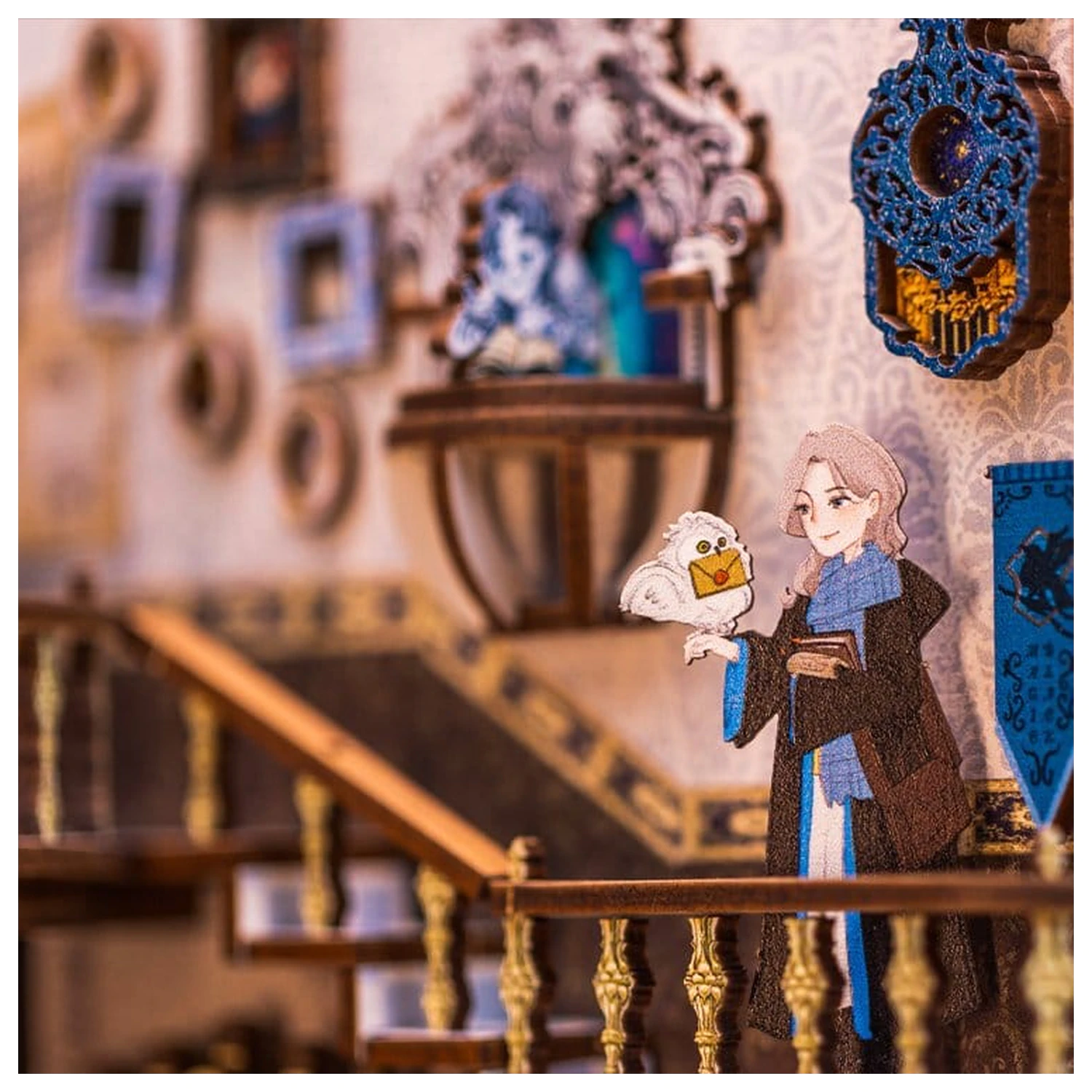 Book Nook Nebula Common Room 23 x 11 cm   product photo