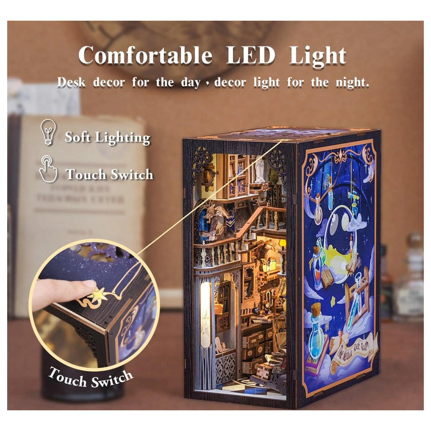 Book Nook Nebula Common Room 23 x 11 cm   product photo