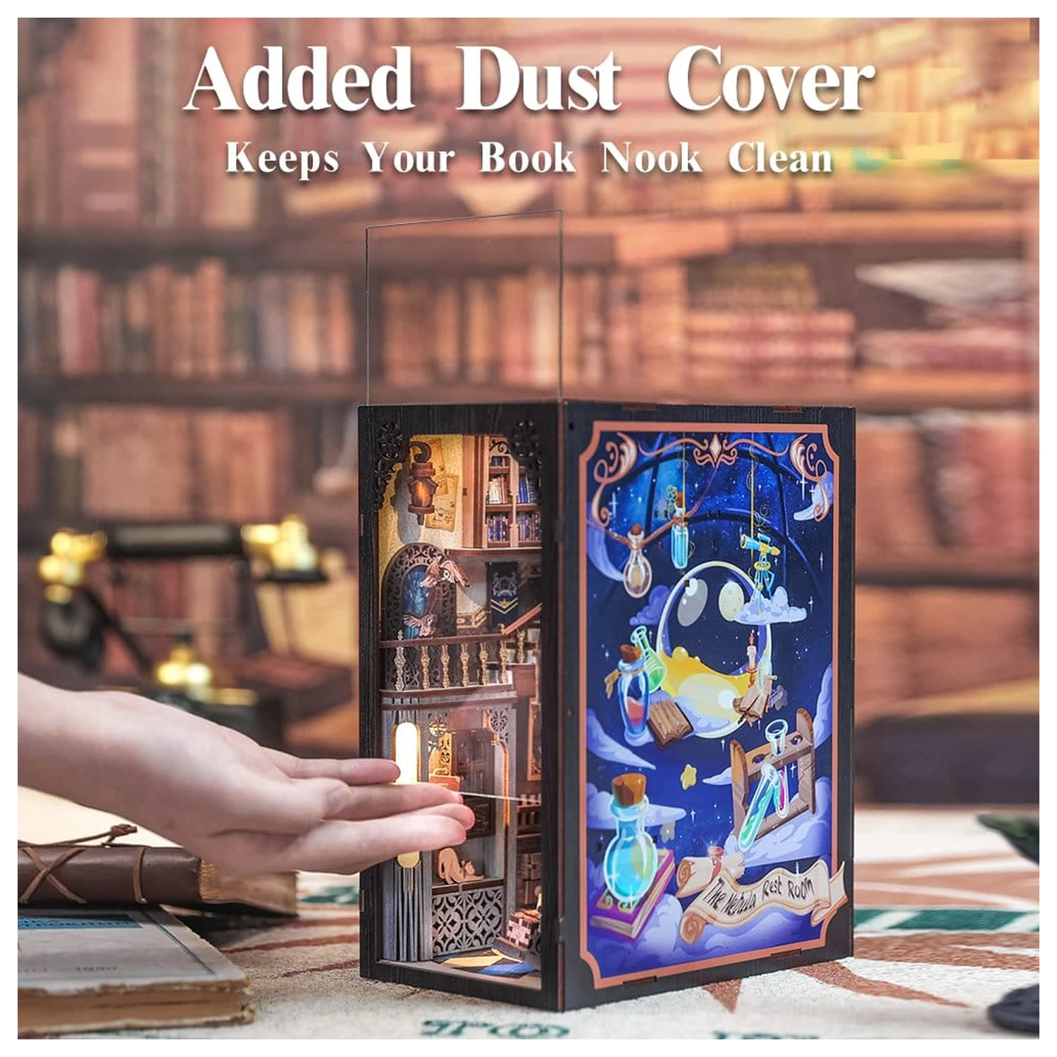 Book Nook Nebula Common Room 23 x 11 cm   product photo