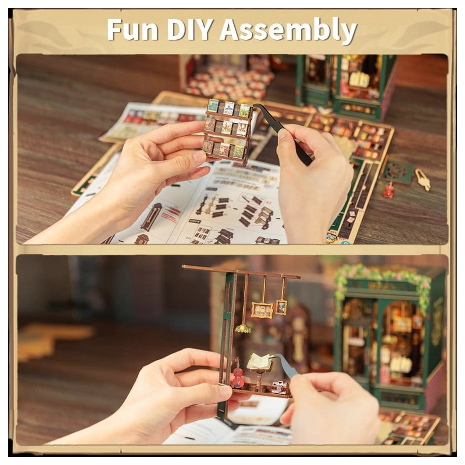 Book Nook Owl Bookstore 17 x 12 cm   product photo