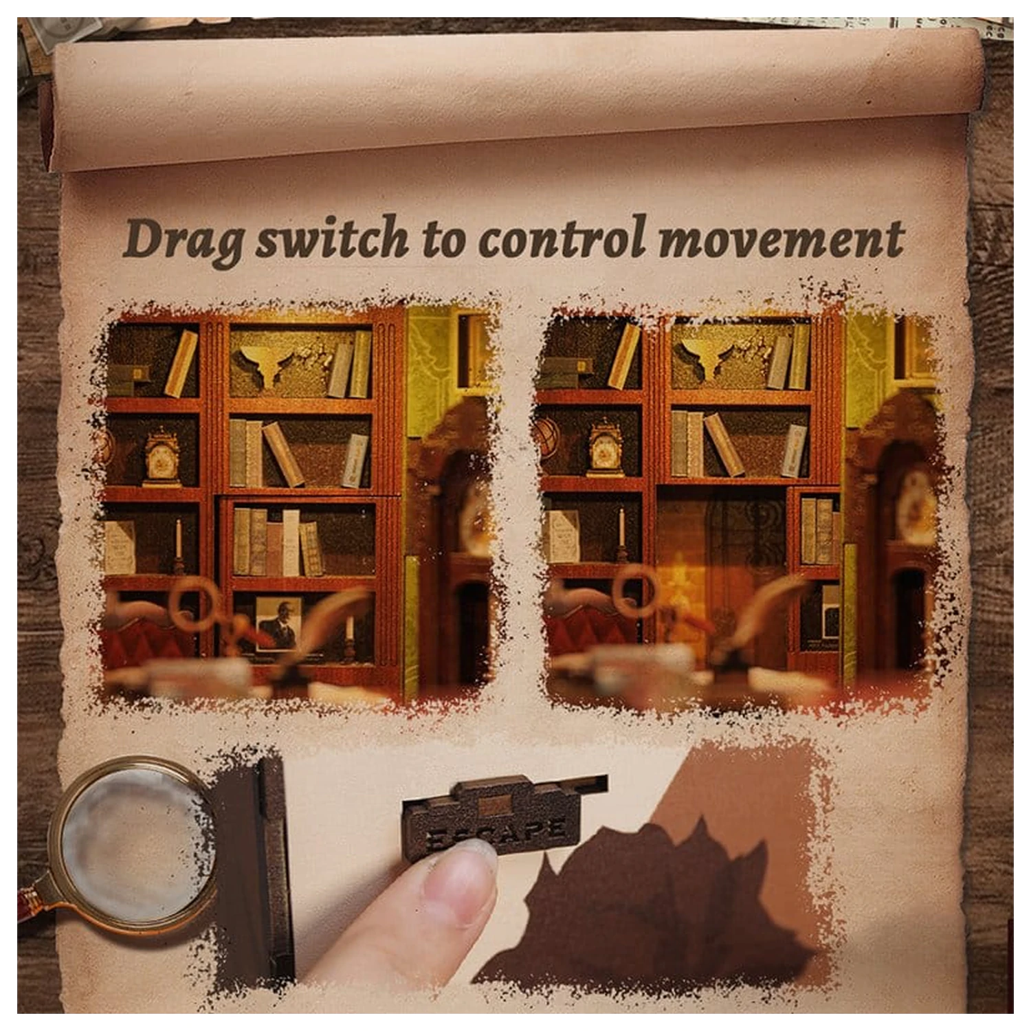 Book Nook Rose Detective Agency 23 x 11 cm   product photo