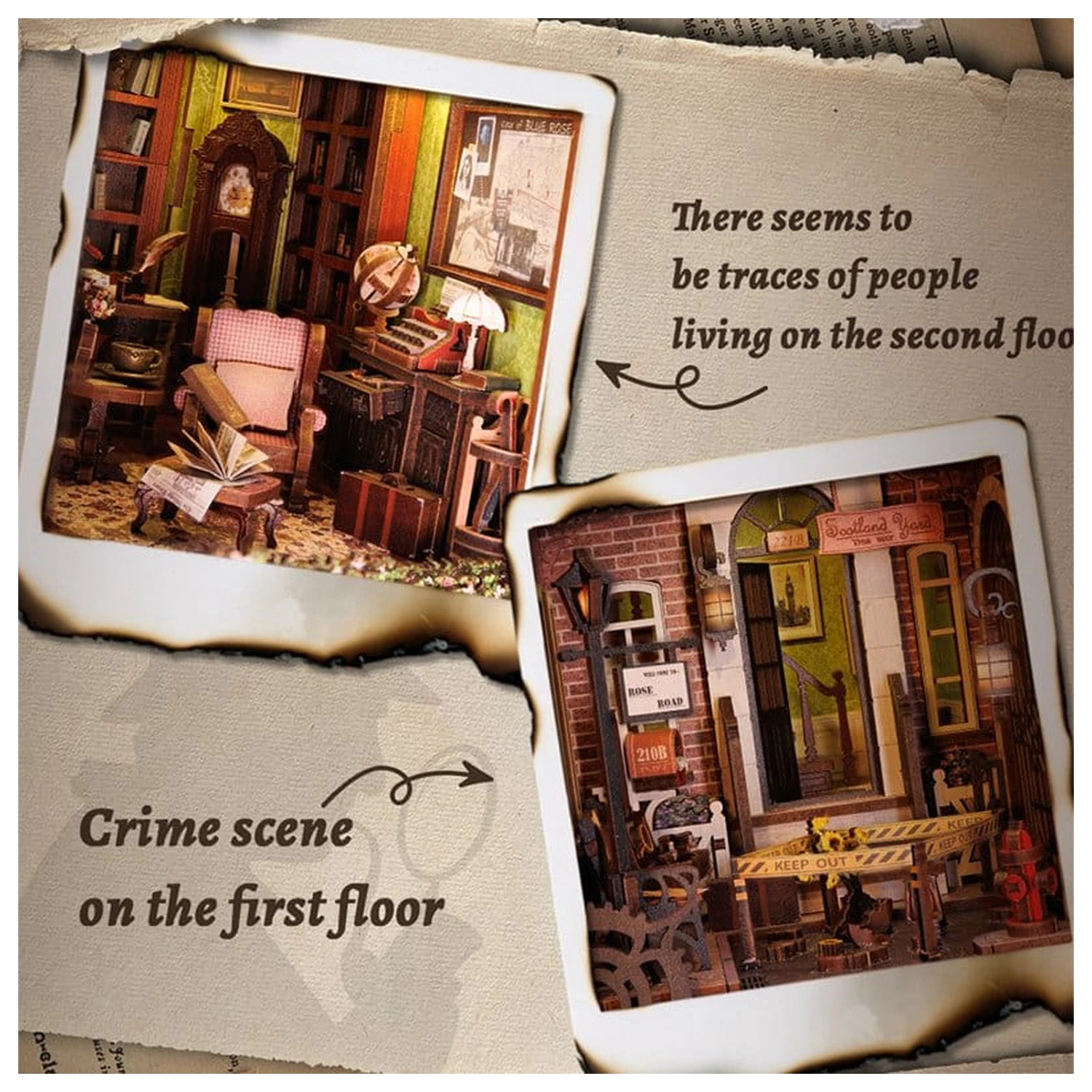 Book Nook Rose Detective Agency 23 x 11 cm   product photo