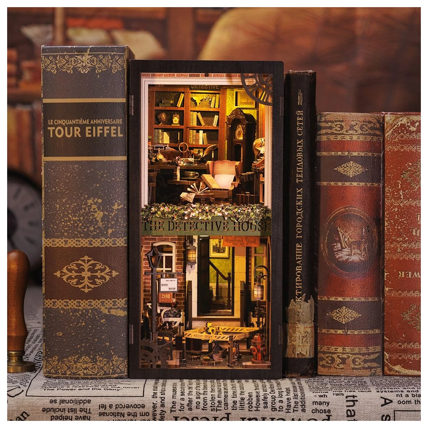 Book Nook Rose Detective Agency 23 x 11 cm   product photo