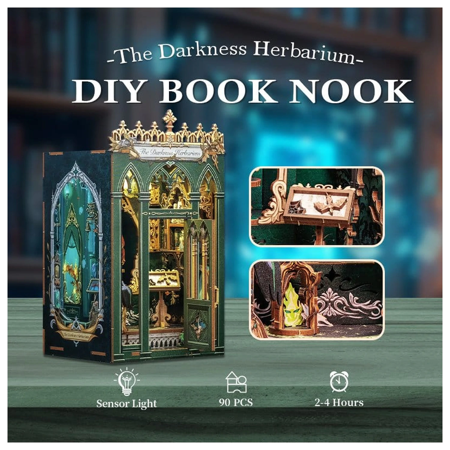 Book Nook The Darkness Herbarium 17 x 12 cm  product photo