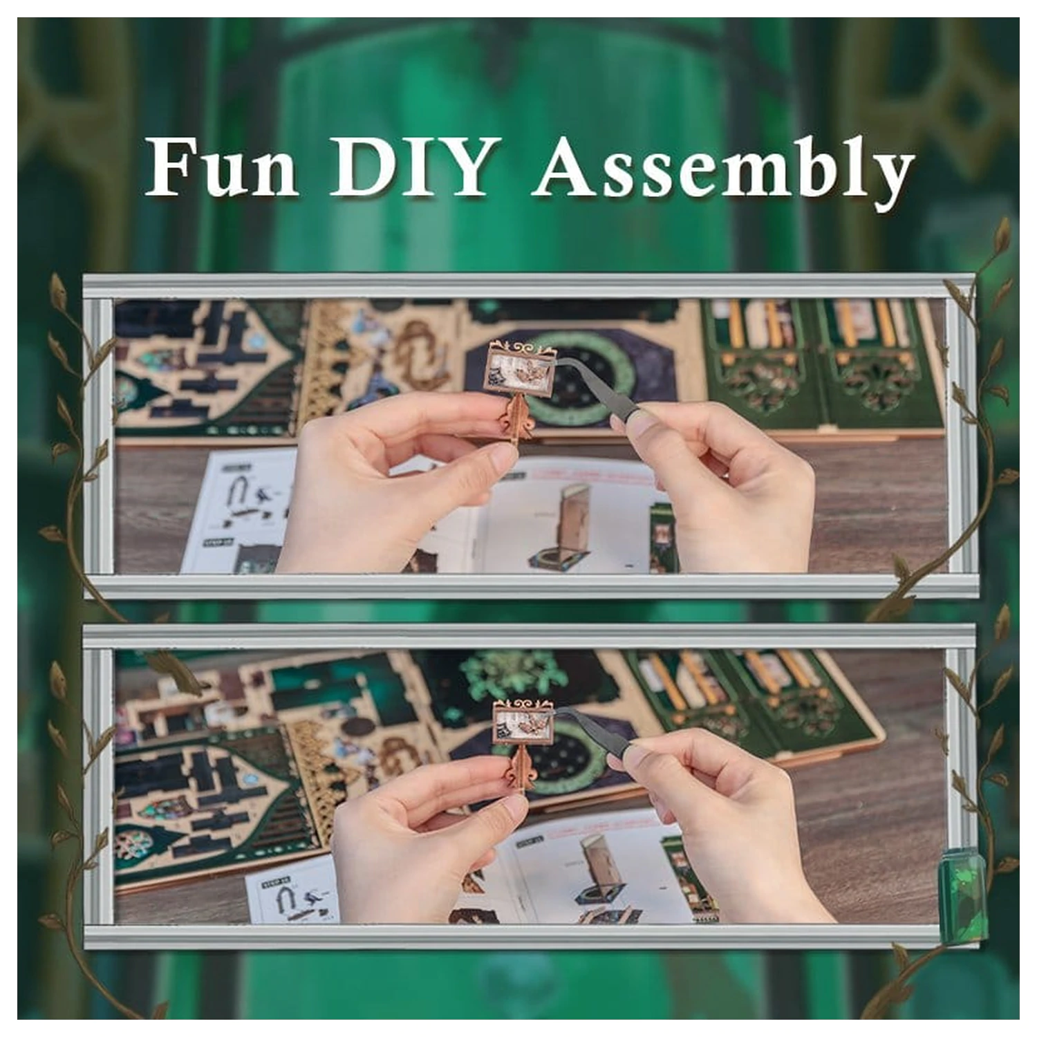 Book Nook The Darkness Herbarium 17 x 12 cm  product photo