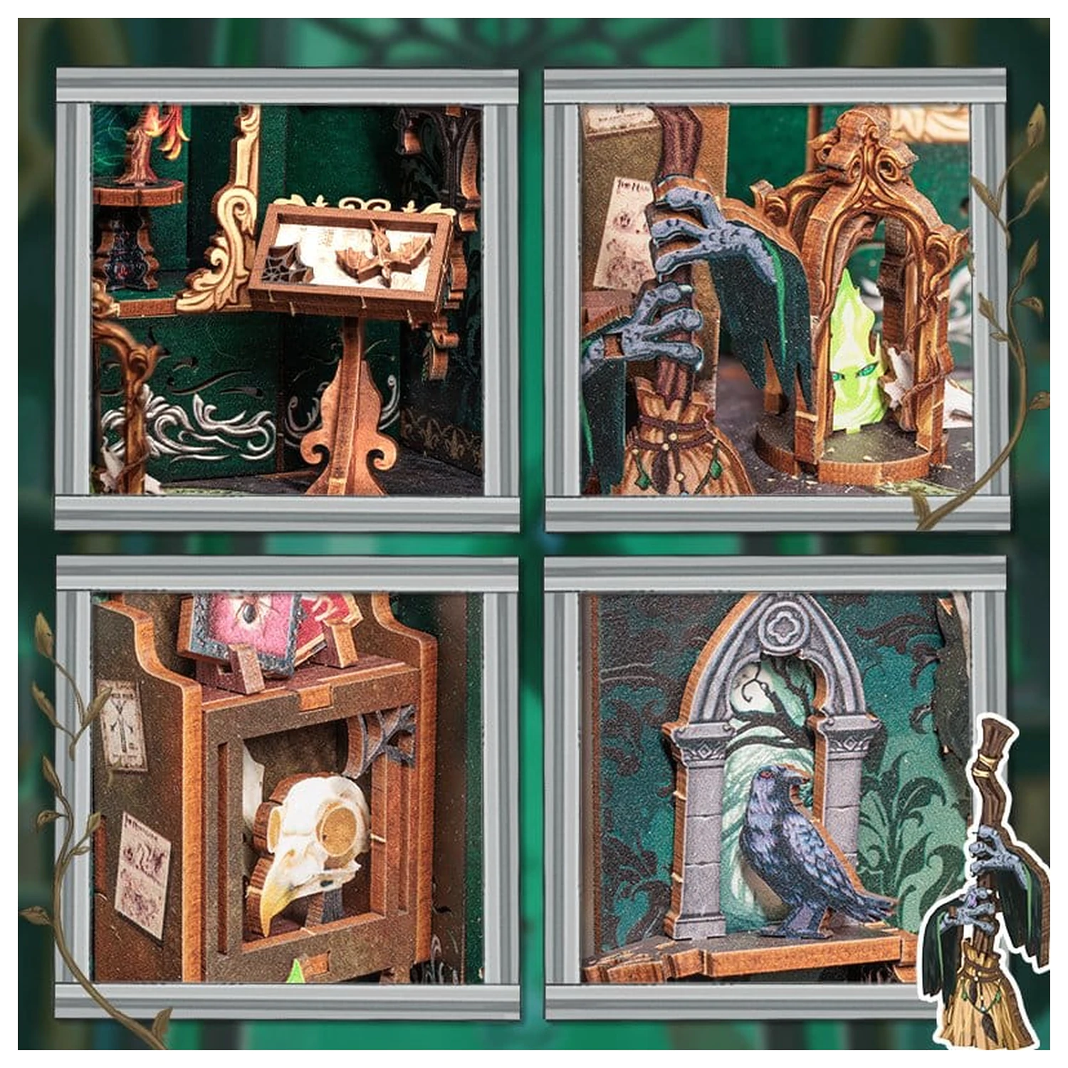 Book Nook The Darkness Herbarium 17 x 12 cm  product photo