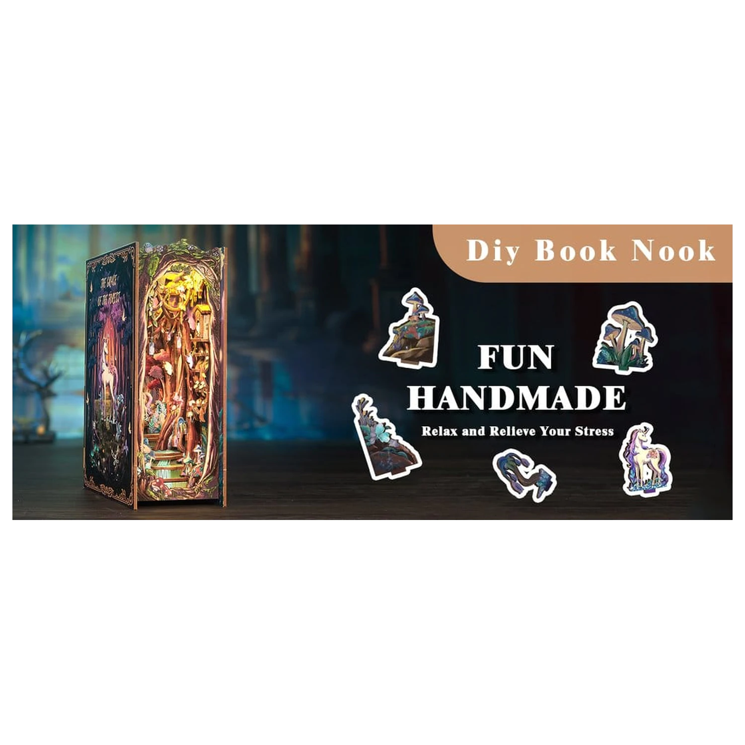 Book Nook The Grace of Forest 22 x 8 cm    product photo