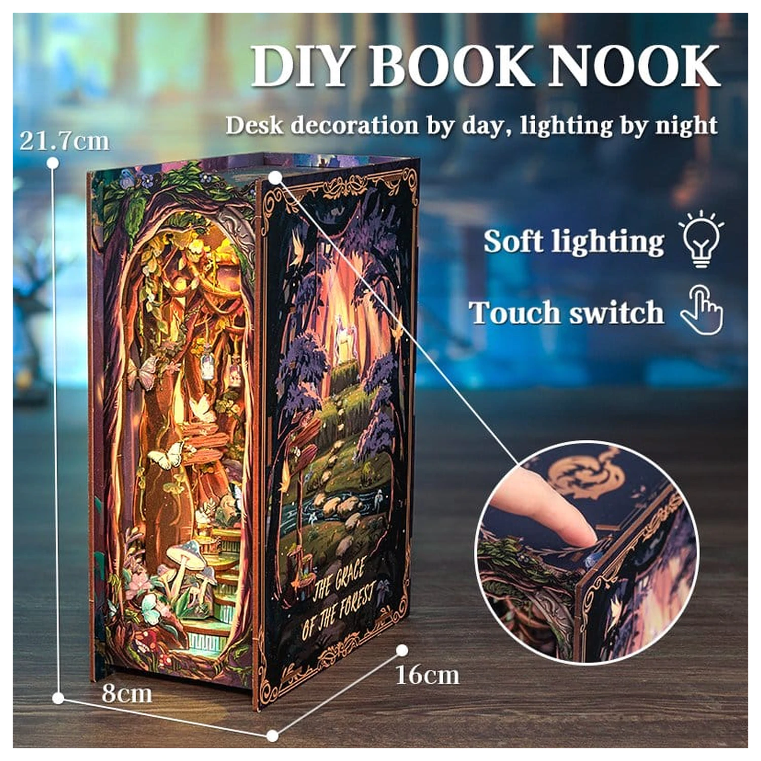 Book Nook The Grace of Forest 22 x 8 cm    product photo