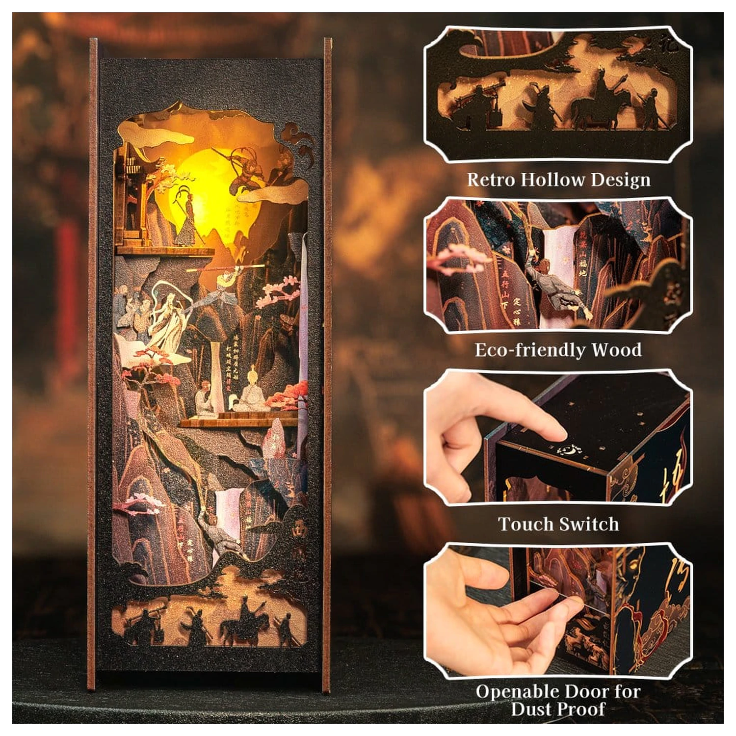 Book Nook The Legend of Wukong 22 x 8 cm    product photo