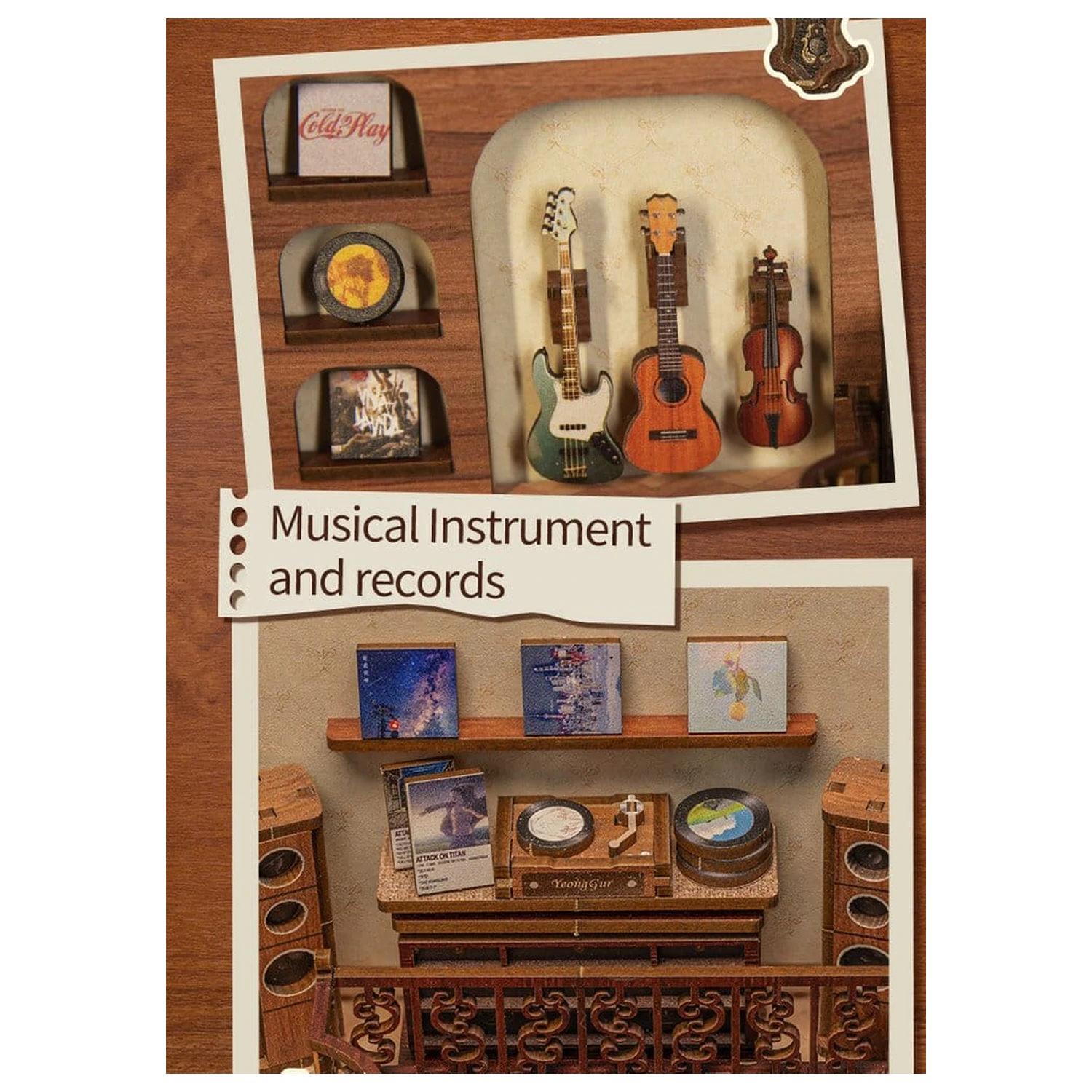 Book Nook The Secret Rhythm 23 x 11 cm   product photo
