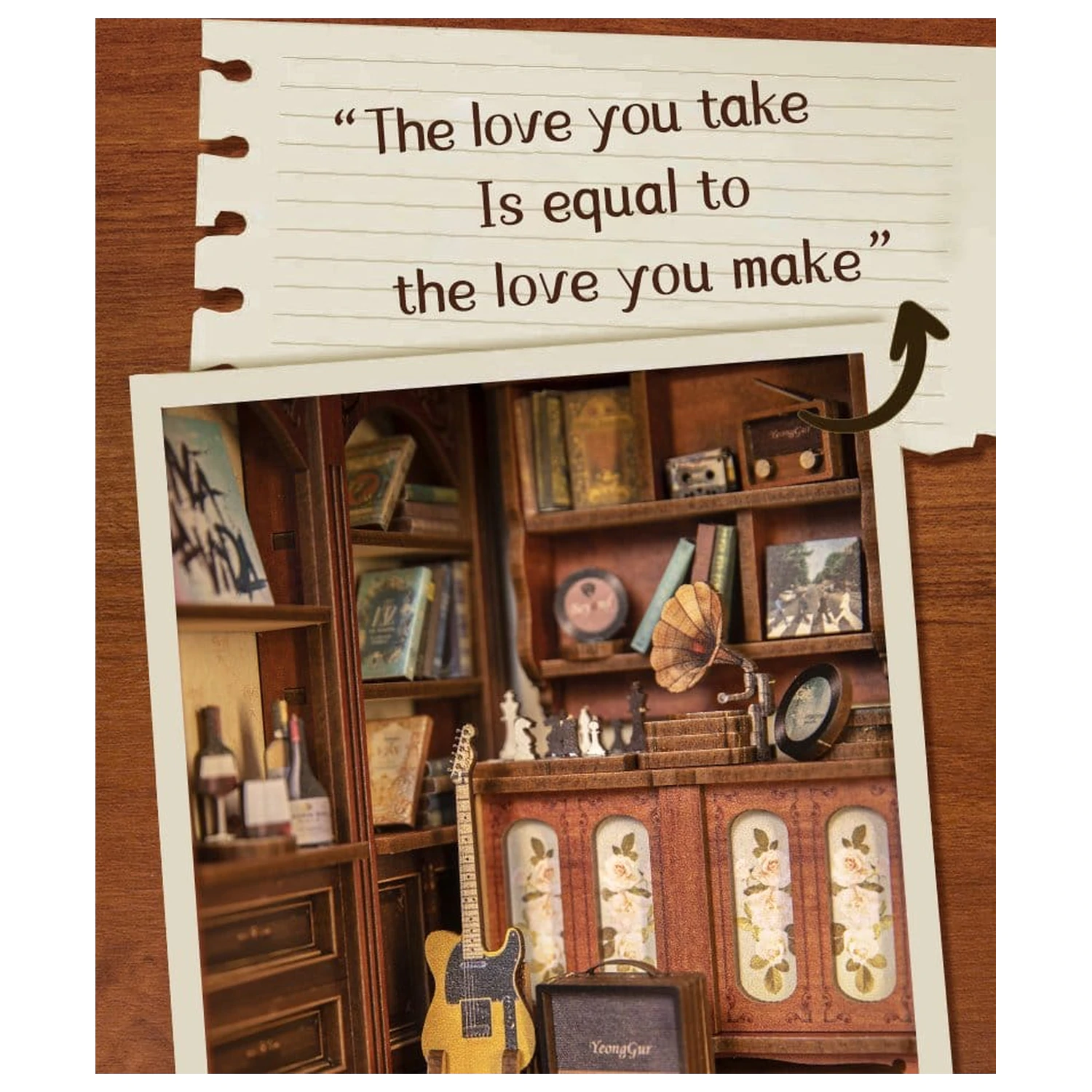 Book Nook The Secret Rhythm 23 x 11 cm   product photo